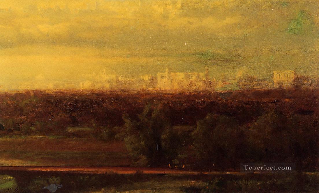 Visionary Landscape landscape Tonalist George Inness Oil Paintings